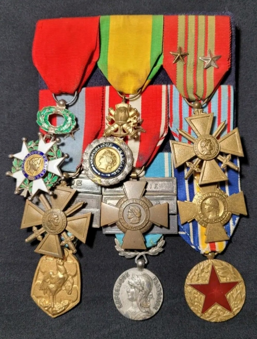 france portee de medailles francaises taille ordonnance 4