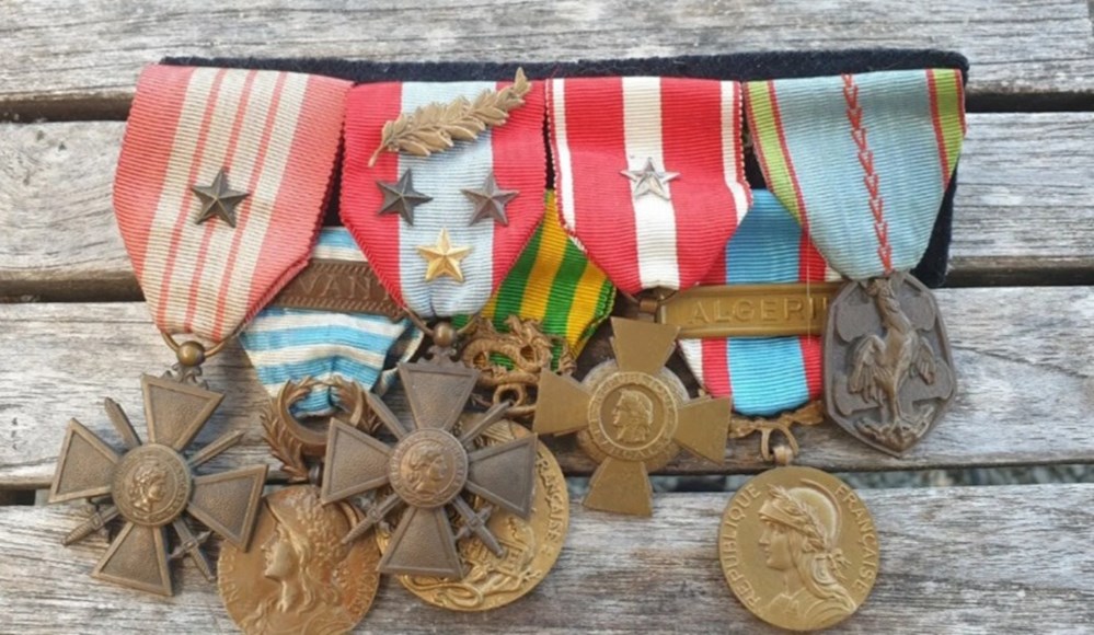 france portee de medailles francaises de taille ordonnance 11