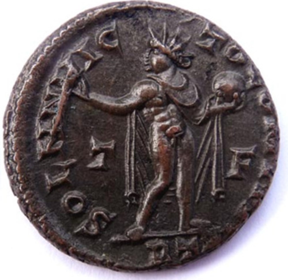 SOLI INVICTO COMITI Monnaies de Trèves " En l'honneur de Sol Invincible, guidant notre seigneur l'empereur Constantin." RIC Nbre expl Emission Officine Année estimée Poids théorique Avers buste Avers titul Revers Sol Revers césure 898...