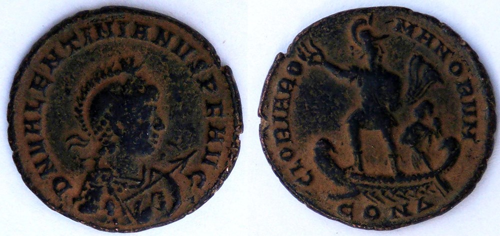  Quelques monnaies, allant de Valentinien I jusqu'&agrave; la fin de l'Empire romain d'occident. R&eacute;f&eacute;rences : RIC NBD Nvmmvs Bible II Ph. Ferrando, L'atelier mon&eacute;taire d'Arles de Constantin &agrave; Romulus,...