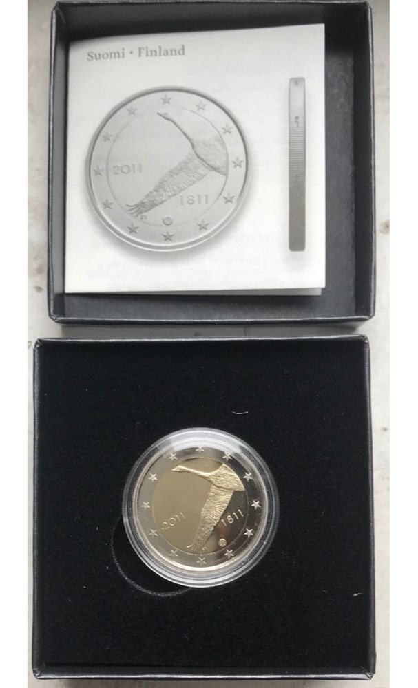 Monnaies EURO Coffret BE 2011, 2 euros Banque finlandaise