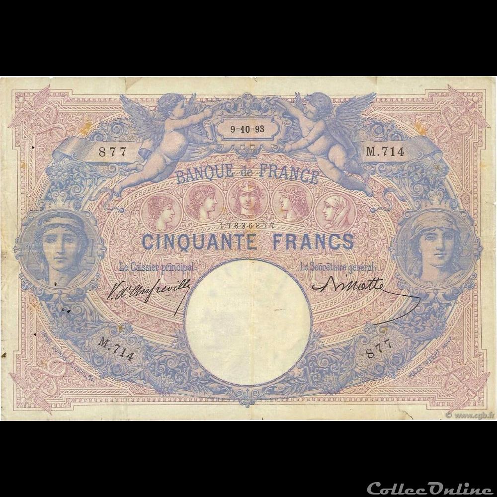  * ao&ucirc;t au * d&eacute;cembre 1893 Alphabets : de 681 &agrave; 783 &nbsp;(103 alphabets) 25 000 billets par alphabet ( 2 575 000 billets imprim&eacute;s) * &nbsp;dates diff&eacute;rentes &nbsp;...