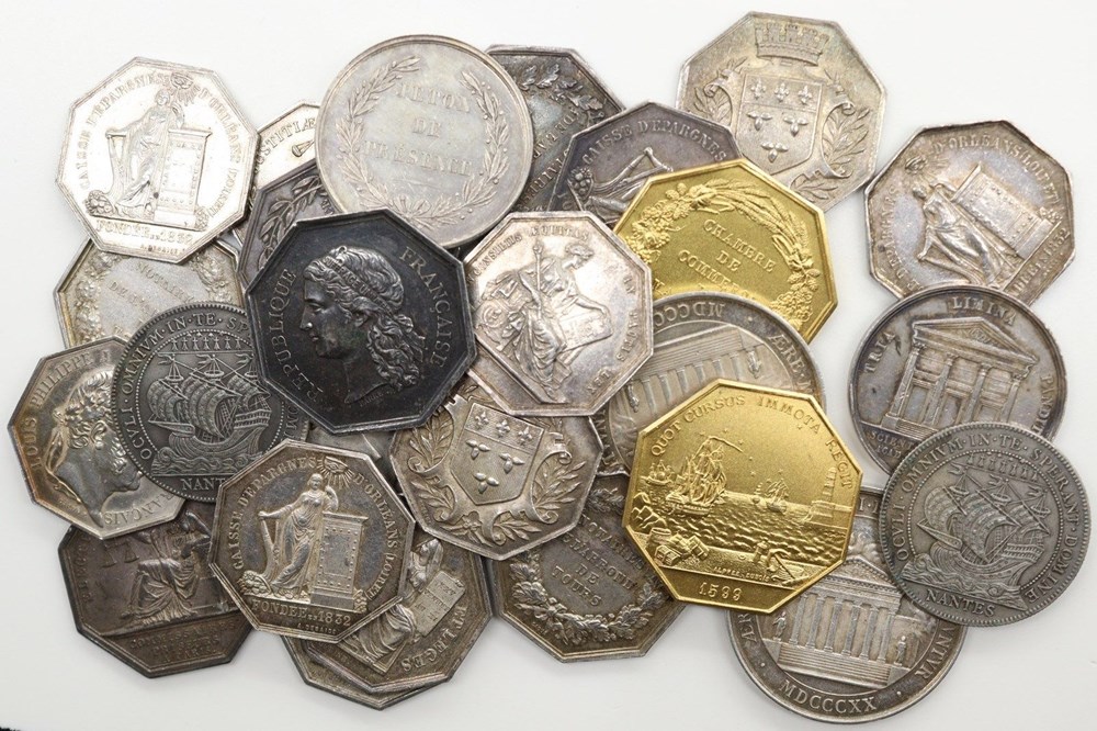 Jetons, médailles, satyres et monnaies de nécessités Jetons et monnaies de nécessités 