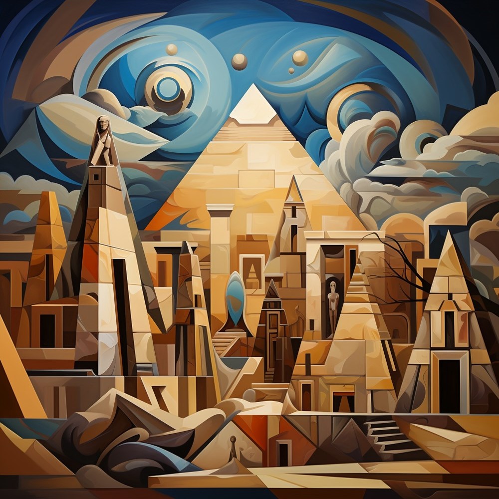 Au-delà des Formes : Les Dieux Égyptiens à travers le Cubisme Bienvenue à "Au-delà des Formes : Les Dieux Égyptiens à travers le Cubisme". Cette exposition unique vous invite à plonger dans l'univers fascinant de la mythologie égyptienne à travers...