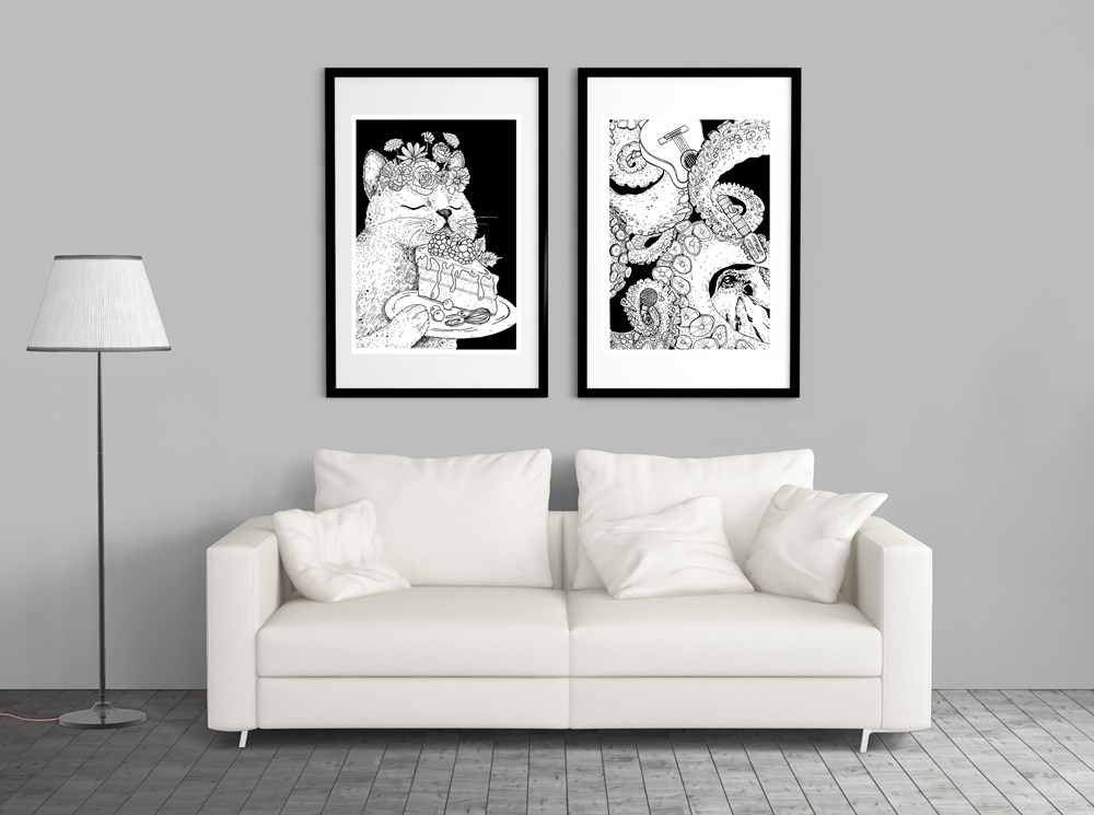 My Chinese ink drawings The three words challenge is a series of black-and-white artworks. The goal of this challenge is a way to practice painting more often and boost my creativity: each drawing...