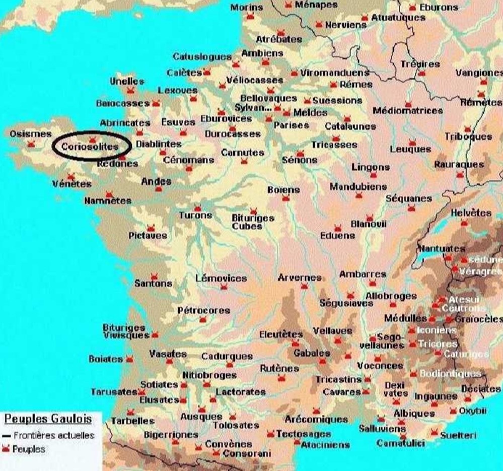 CORIOSOLITES latin : CORIOSOLITAE étymologie : les troupes qui veillent , qui ont bon oeil situation : POITOU capitale : CORSEUL ( ARVII ) GAULE CHEVELEUX CELTIQUES ils participèrent à...