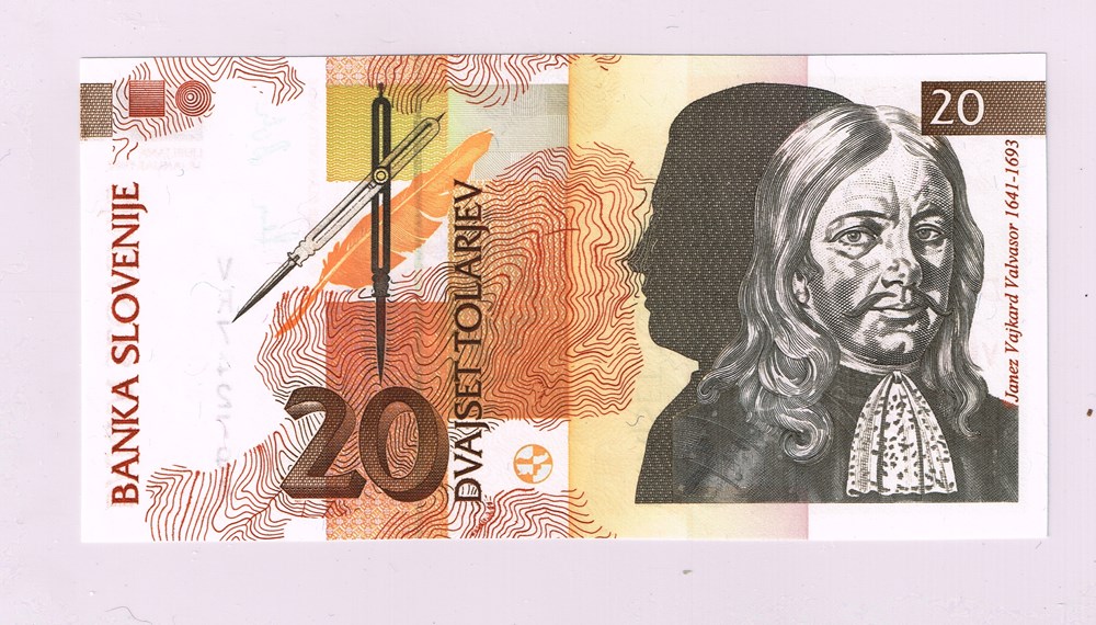  20 Tolarjev von -15.01.1992 