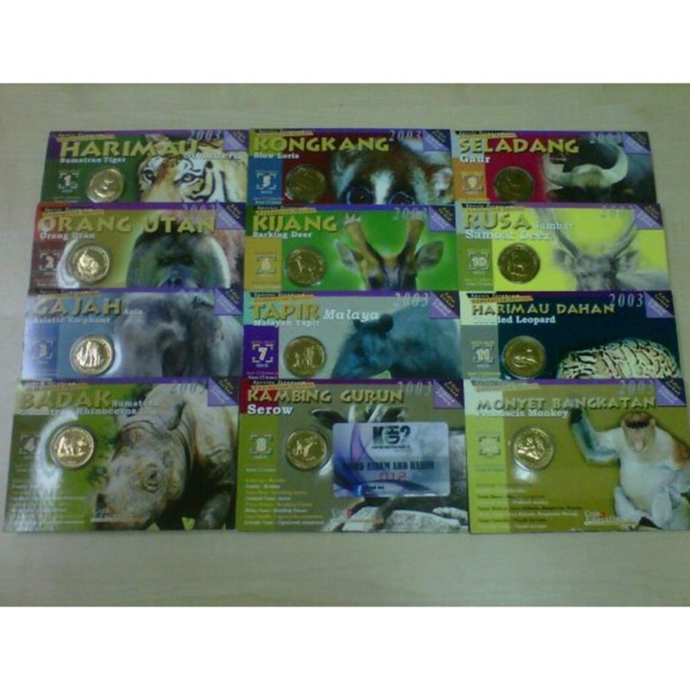  Bank Negara Malaysia is issuing the second Endangered Species Series under the Coins In Education (CIE) Program. The second series called 'Bird Series' carrys the theme of the Endangered...