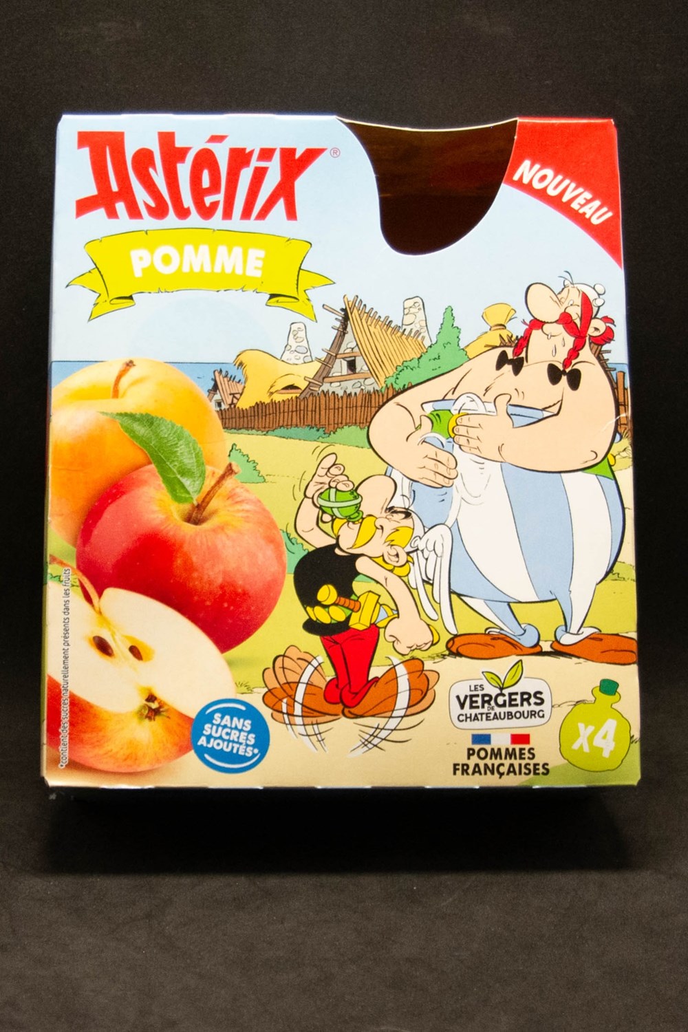 Astérix - Alimentaire - Compote "Les vergers de Chateaubourg"
