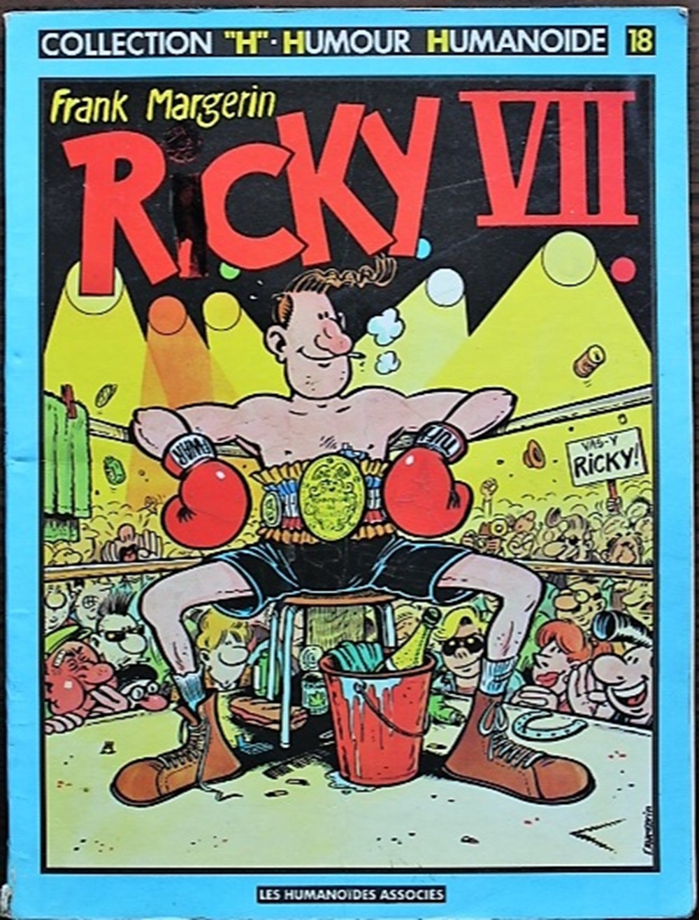 BD - Ricky Cette série créé par Franck Margerin débute en 1980. Ses personnages sont des rockeurs sympathiques dans des banlieues bétonnés. Des BD de cette collection sont en vente.