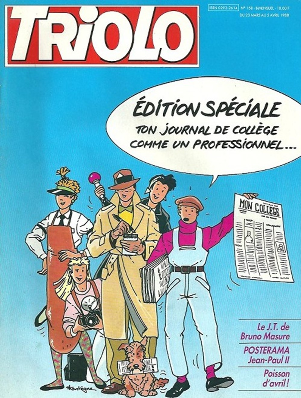  Triolo est un magazine Bimensuel de Bande Dessin&eacute;e, &eacute;dit&eacute; par Fleurus de septembre 1981 &agrave; ao&ucirc;t 1993 (288 num&eacute;ros), date &agrave; laquelle il fusionne avec Fripounet. Parmi les Bandes...