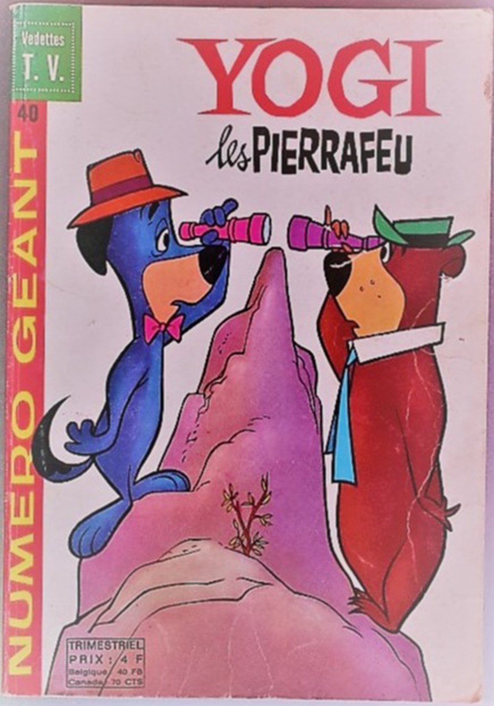 BD PF - Yogi Yogi l'ours ( Yogi Bear ) est un personnage de fiction apparu pour la première fois en 1958 dans la série télévisée d'animation homonyme produite par Hanna-Barbera. Une seconde...