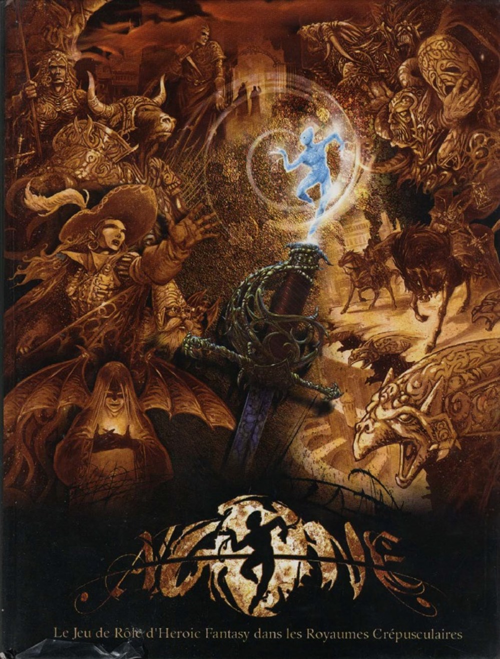 *** Jeu de Rôle - Agone *** Agone est un jeu de rôle français médiéval-fantastique aux inspirations baroques publié en 1999 chez Multisim. Il est basé sur la trilogie des Chroniques crépusculaires, romans de Mathieu Gaborit,...