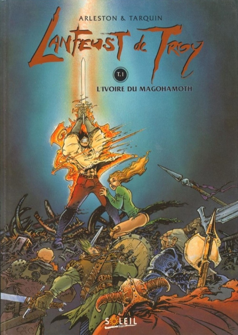  Lanfeust de Troy est une s&eacute;rie de Bande Dessin&eacute;e d'h&eacute;ro&iuml;c fantasy &eacute;crite par Christophe Arleston et dessin&eacute;e par Didier Tarquin. Elle est publi&eacute;e chez Soleil Productions entre 1994 et...