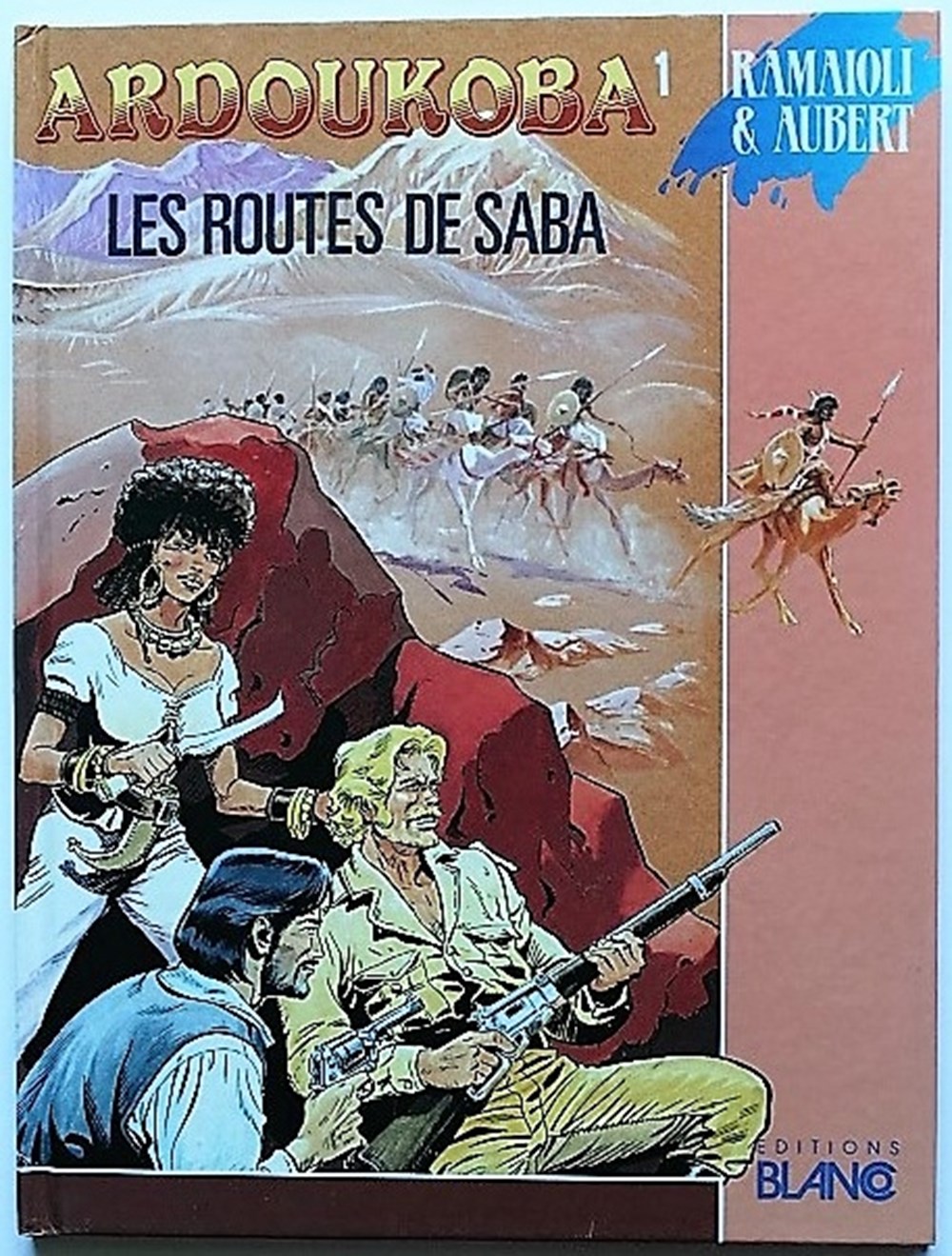 *** BD - Ardoukoba *** Ardoukoba est une série de Bande Dessinée d'aventure, du nom d'un volcan de Djibouti, créée par le scénariste Philippe Aubert et le dessinateur Georges Ramaïoli en 1990.