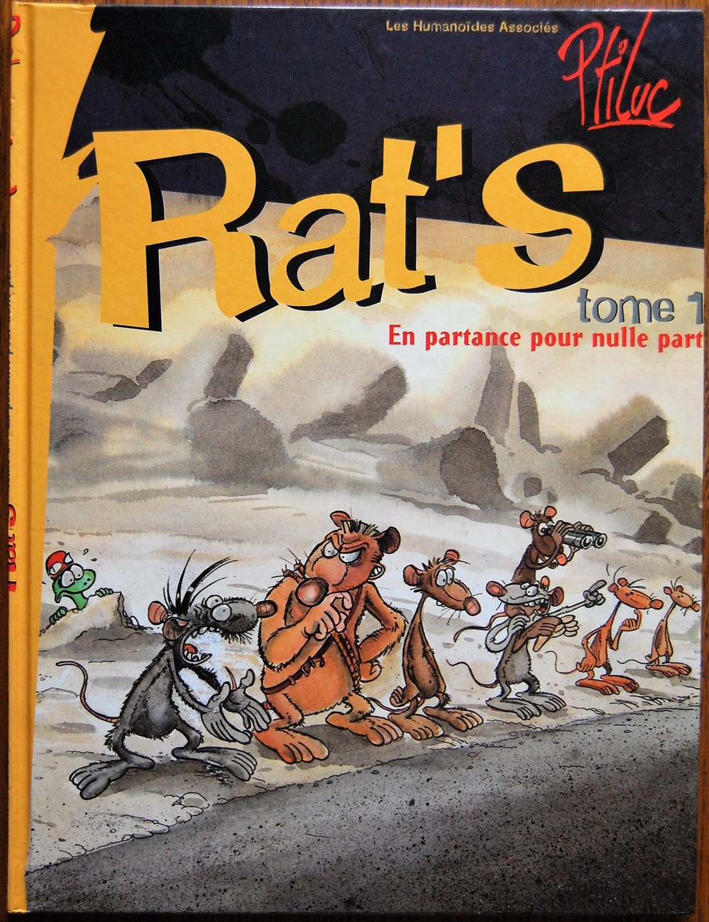 BD - Rat's Rat's est une série de Bande Dessinée créée par Ptiluc et publiée par Les humanoïdes associés, les éditions Soleil puis enfin par fluide glacial. Des grenouilles et des rats...