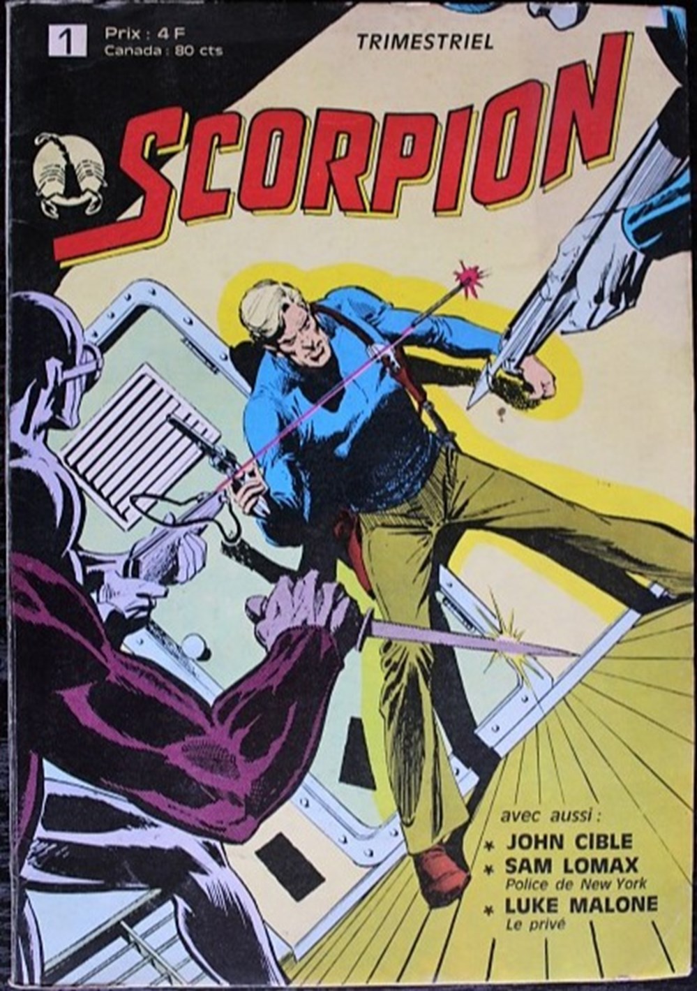 BD PF - Scorpion Scorpion est une série de Bande dessinée Petit Format parue dans les années 70. Plusieurs des BD de cette collection sont en vente sur https://www.delcampe.net/fr/collections/boutique/5araguaran5 