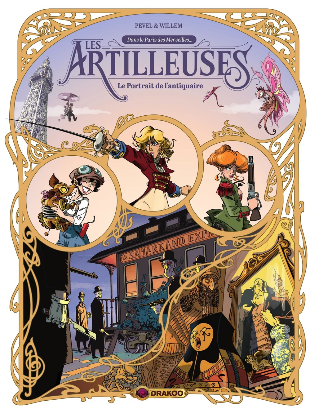 *** BD - Artilleuses (Les) *** Nous sommes en 1911, dans le Paris des Merveilles – un Paris qui n’est ni tout à fait le nôtre, ni tout à fait un autre. C’est en effet...