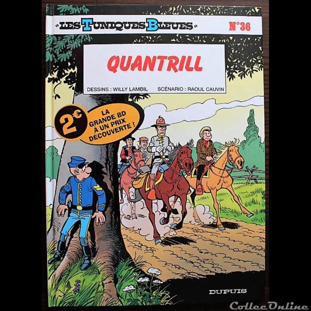  Les Tuniques bleues est une s&eacute;rie de Bande Dessin&eacute;e humoristique belge racontant les aventures du sergent Corn&eacute;lius M.Chesterfield et du Caporal Blutch, militaires dans l'arm&eacute;e de l'Union &agrave; l'&eacute;poque...