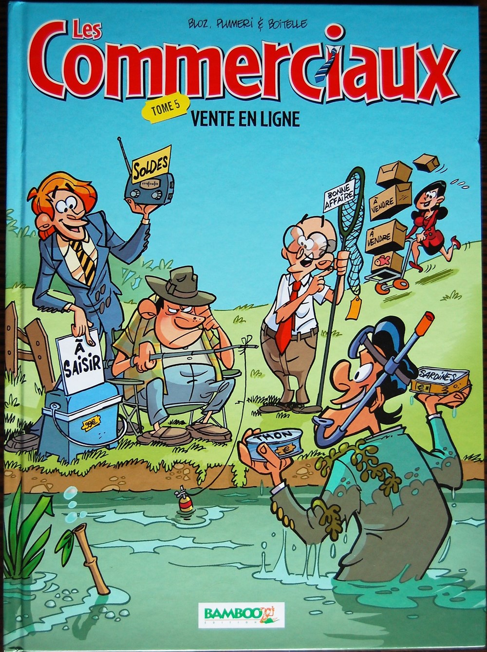 BD - Commerciaux (Les) Série de Bande Dessinée créé en 2004 et édité par Bamboo. Des BD de cette collection sont en vente.