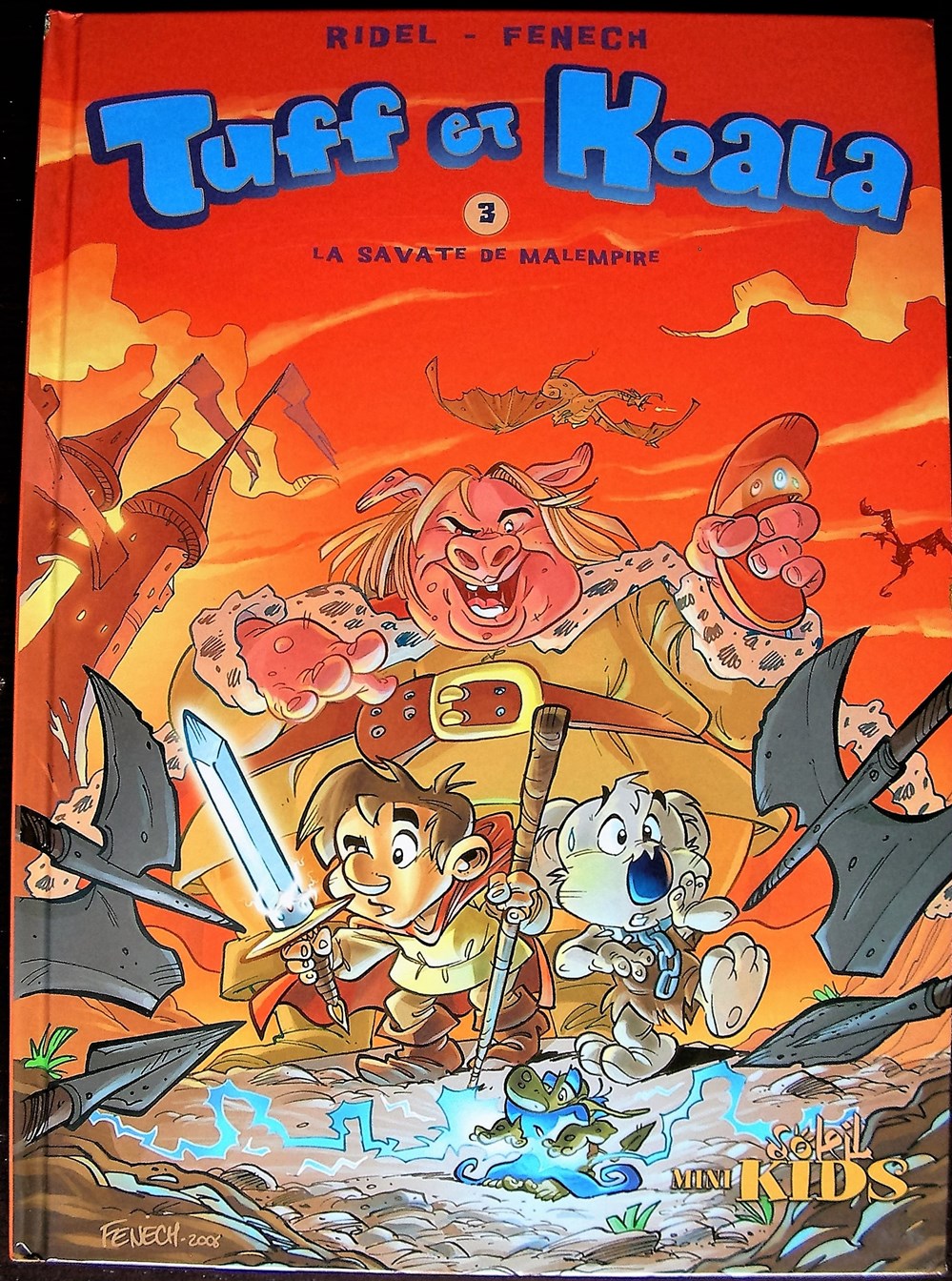 BD - Tuff et Koala Tuff et Koala est une série de Bande Dessinée jeunesse créée Philippe Fenech et Curd Ridel en 2004 et édité chez Soleil Productions. Mon premier est un petit garçon...