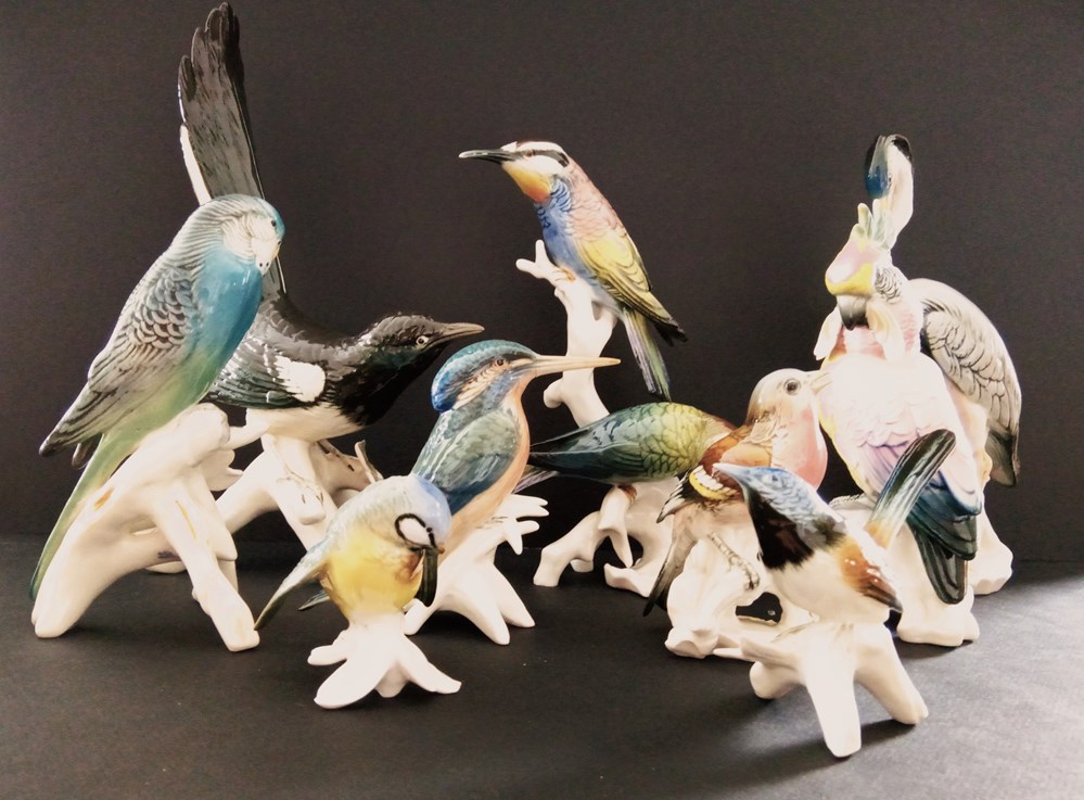 Les oiseaux de porcelaine Karl Ens La manufacture de porcelaine Karl Ens fait partie avec Meissen et Dresde des principales signatures de la porcelaine de Saxe .Celle-ci s'est spécialisée dans la reproduction d'oiseaux, dont les...