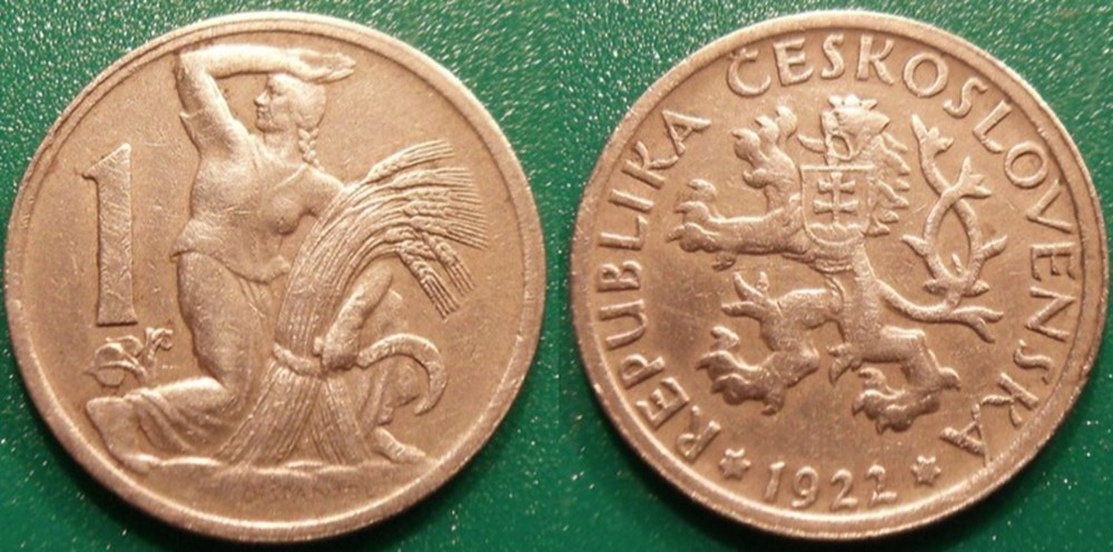 World Coins - Tchécoslovaquie Monnaies modernes (maxi 100 ans) issues de brocantes, de bourses et de collègues rentrant de voyage