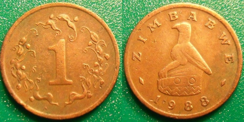 World Coins - Zimbabwe Monnaies modernes (maxi 100 ans) issues de brocantes, de bourses et de collègues rentrant de voyage