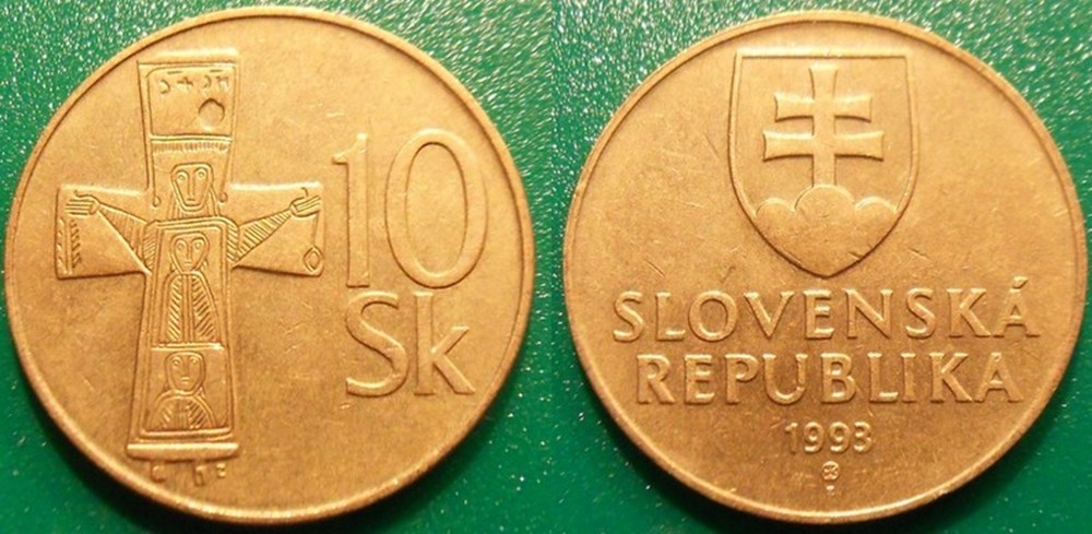 World Coins - Slovaquie Monnaies modernes (maxi 100 ans) issues de brocantes, de bourses et de collègues rentrant de voyage