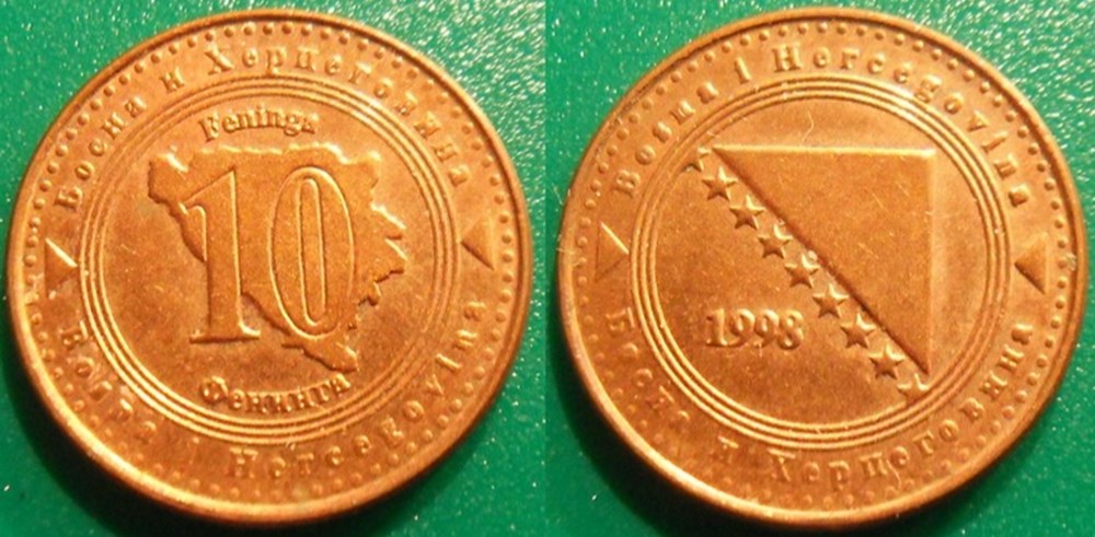World Coins - Bosnie Herzegovine Monnaies modernes (maxi 100 ans) issues de brocantes, de bourses et de collègues rentrant de voyage