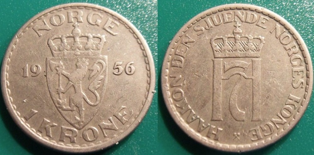 World Coins - Norvege Monnaies modernes (maxi 100 ans) issues de brocantes, de bourses et de collègues rentrant de voyage
