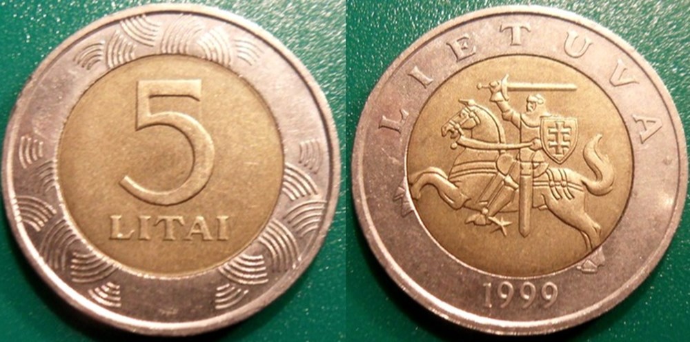 World Coins - Lituanie Monnaies modernes (maxi 100 ans) issues de brocantes, de bourses et de collègues rentrant de voyage