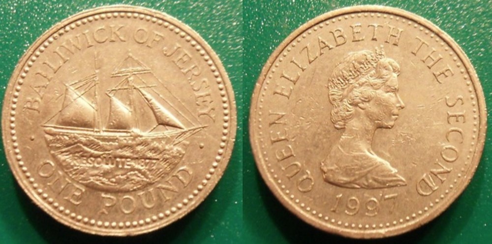 World Coins - Ile de Jersey Monnaies modernes (maxi 100 ans) issues de brocantes, de bourses et de collègues rentrant de voyage