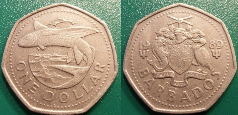 World Coins - Barbade Monnaies modernes (maxi 100 ans) issues de brocantes, de bourses et de collègues rentrant de voyage