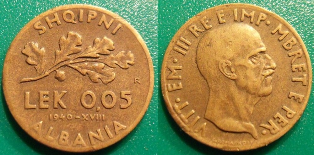 World Coins - Albanie Monnaies modernes (maxi 100 ans) issues de brocantes, de bourses et de collègues rentrant de voyage