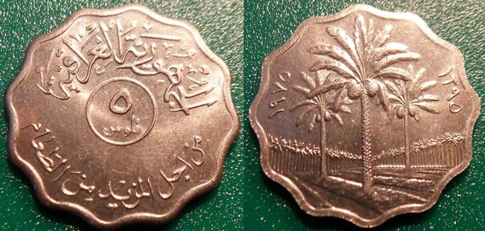 World Coins - Irak Monnaies modernes (maxi 100 ans) issues de brocantes, de bourses et de collègues rentrant de voyage