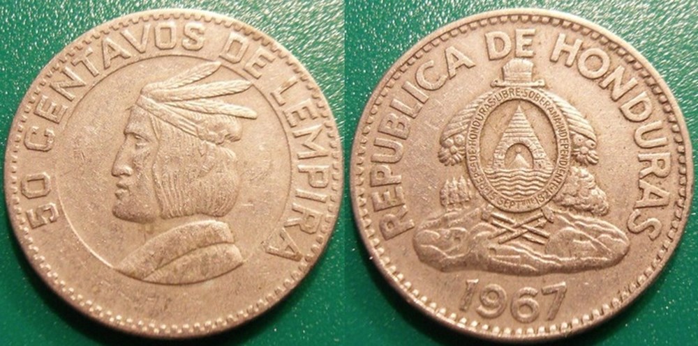 World Coins - Honduras Monnaies modernes (maxi 100 ans) issues de brocantes, de bourses et de collègues rentrant de voyage