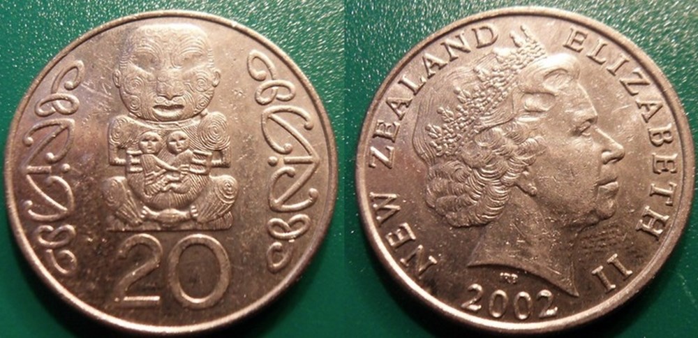 World Coins - Nouvelle-Zélande Monnaies modernes (maxi 100 ans) issues de brocantes, de bourses et de collègues rentrant de voyage