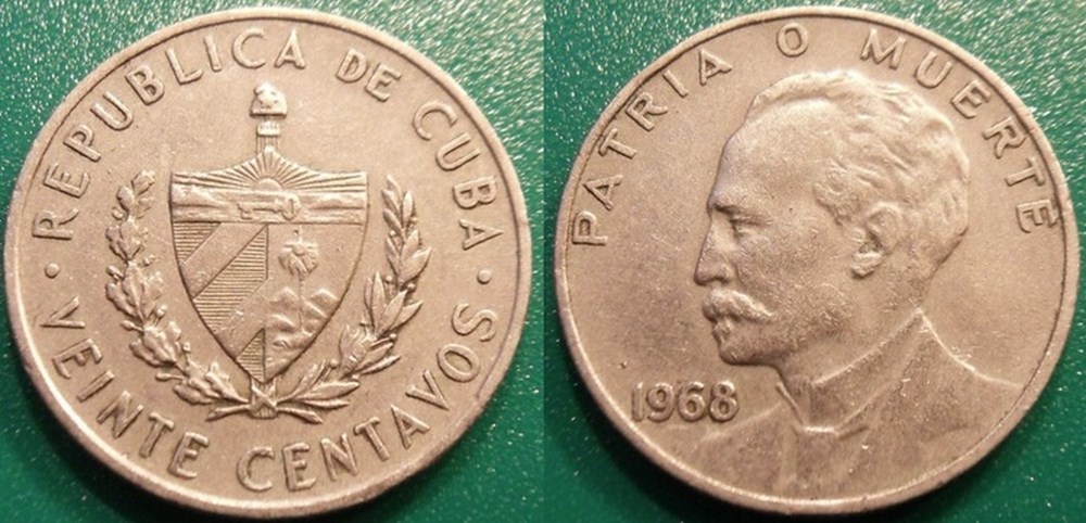 World Coins - Cuba Monnaies modernes (maxi 100 ans) issues de brocantes, de bourses et de collègues rentrant de voyage