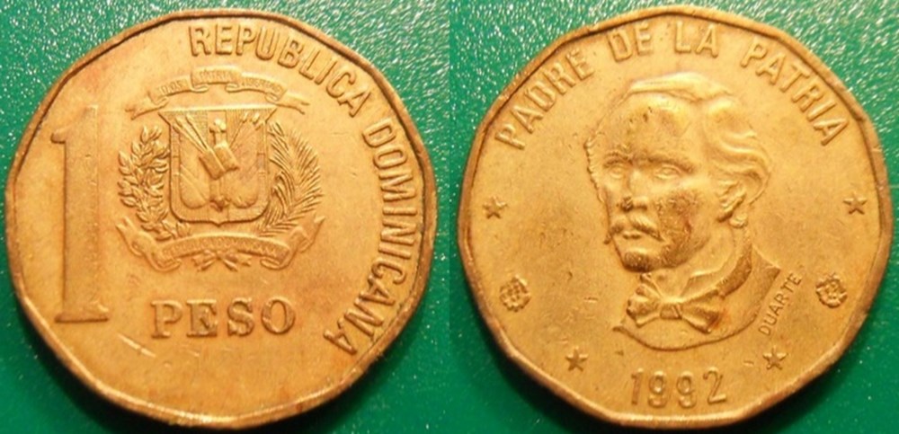 World Coins - Republique Dominicaine Monnaies modernes (maxi 100 ans) issues de brocantes, de bourses et de collègues rentrant de voyage