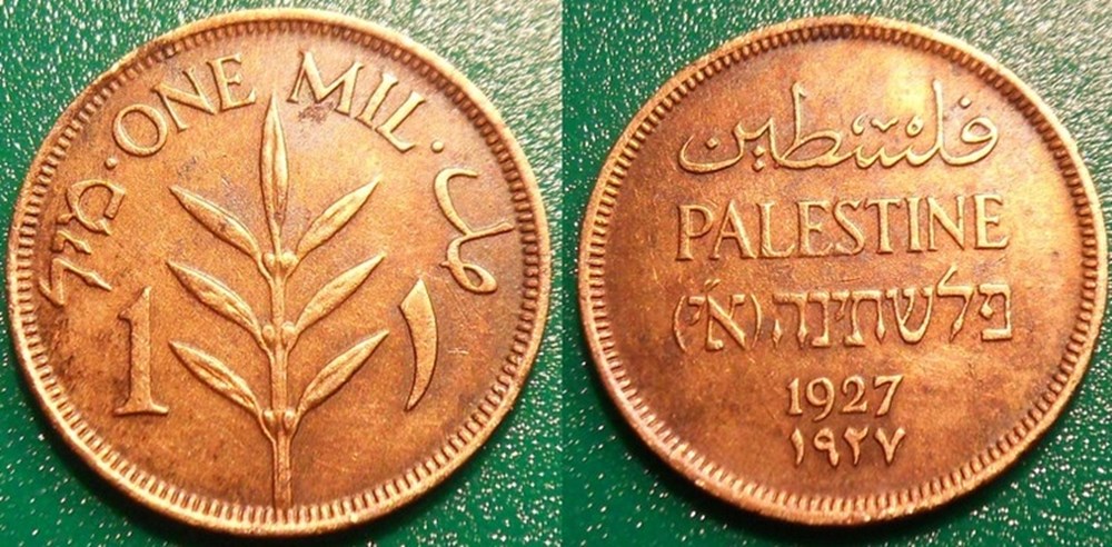 World Coins - Palestine Monnaies modernes (maxi 100 ans) issues de brocantes, de bourses et de collègues rentrant de voyage