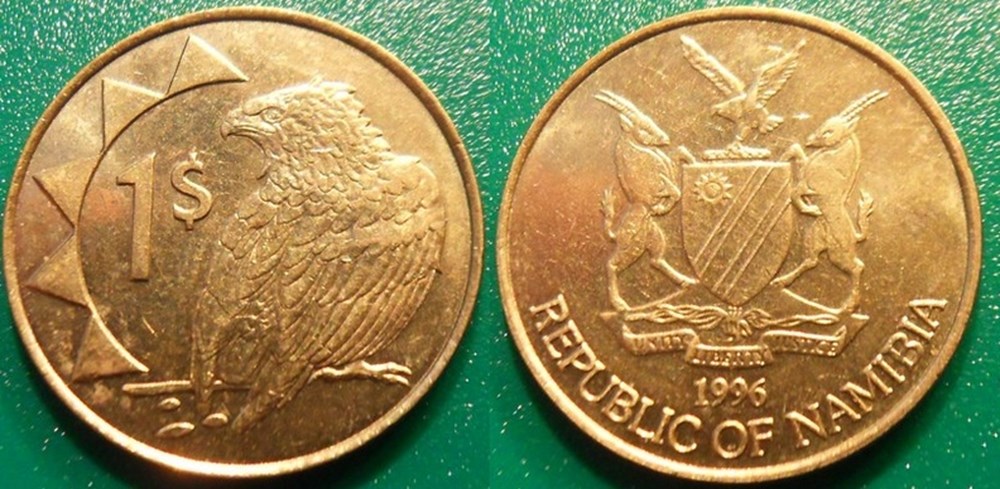 World Coins - Namibie Monnaies modernes (maxi 100 ans) issues de brocantes, de bourses et de collègues rentrant de voyage