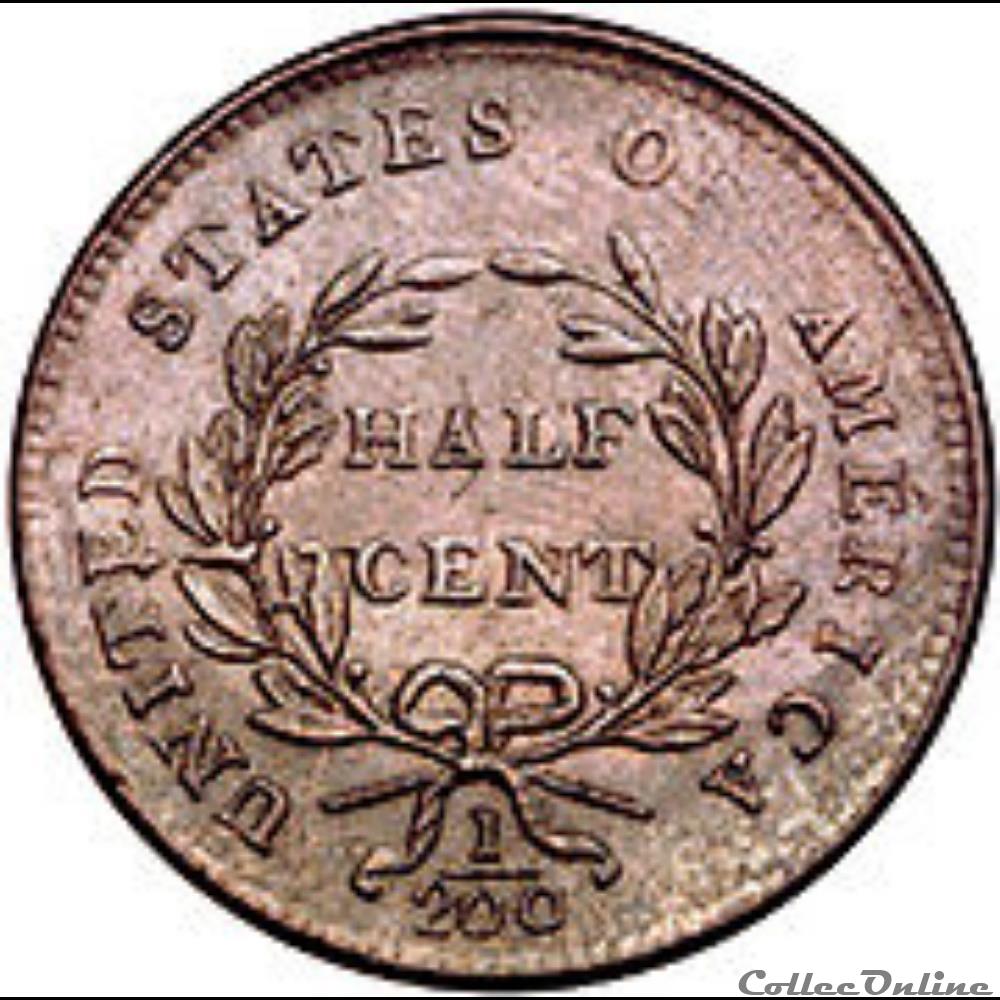 Half Cent - Draped Bust (1800-1808) - USA Draped Bust Half Cents (1800-1808)