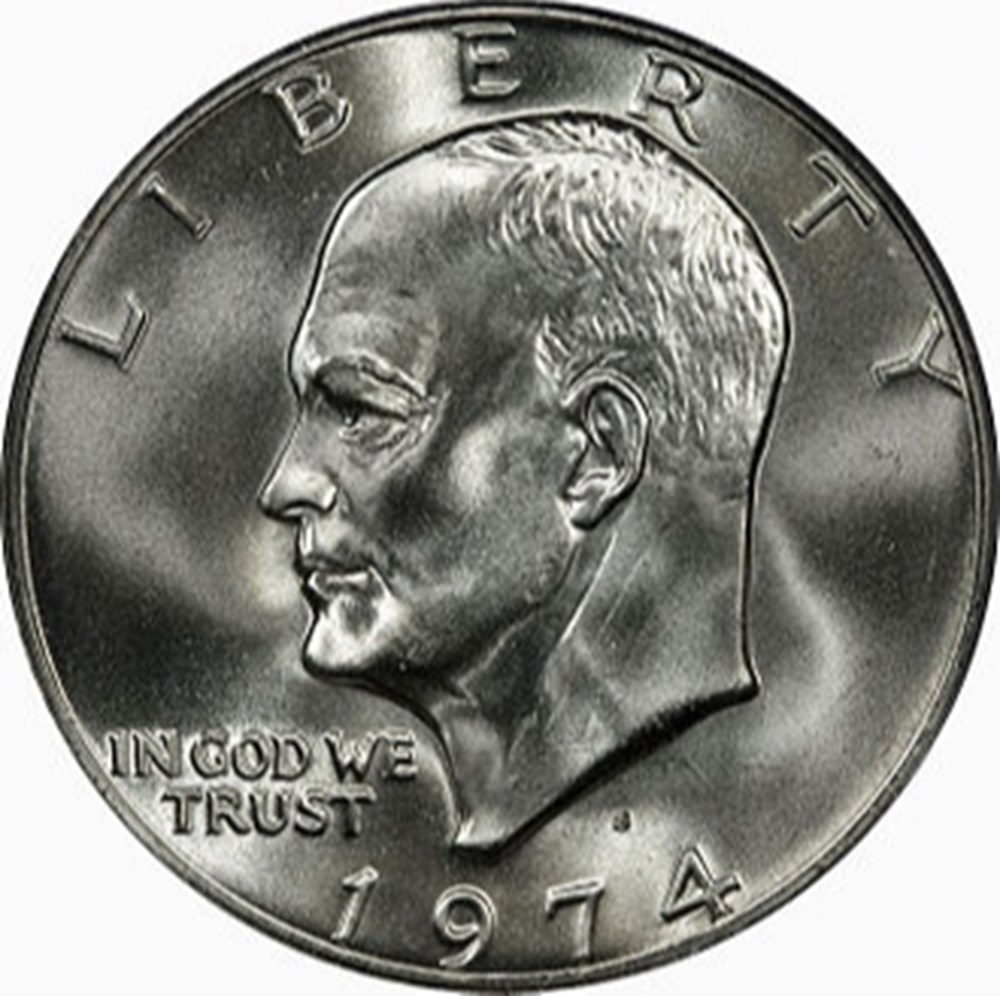 One $ Eisenhower - (1971-1978) USA Dollars Eisenhower Dollars (1971-1978)