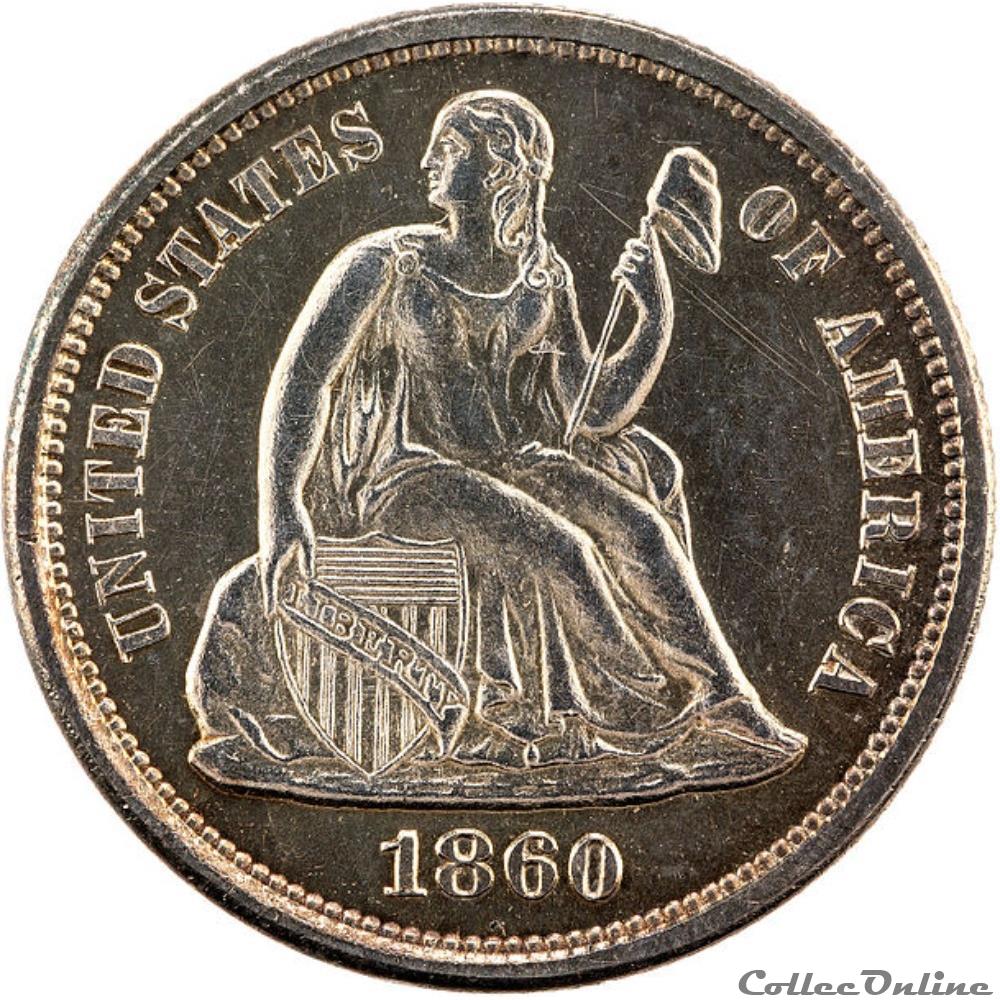  Seated Liberty Dimes (1837-1891) 