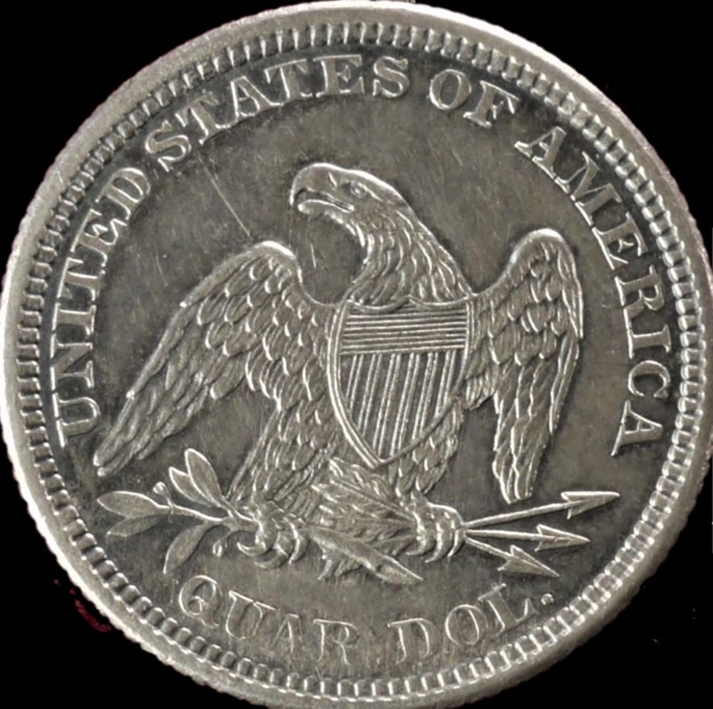 Quarters $ Seated Lib. (1838-1891) - 25 cents USA Seated Liberty Quarters Dollar (1838-1891) 