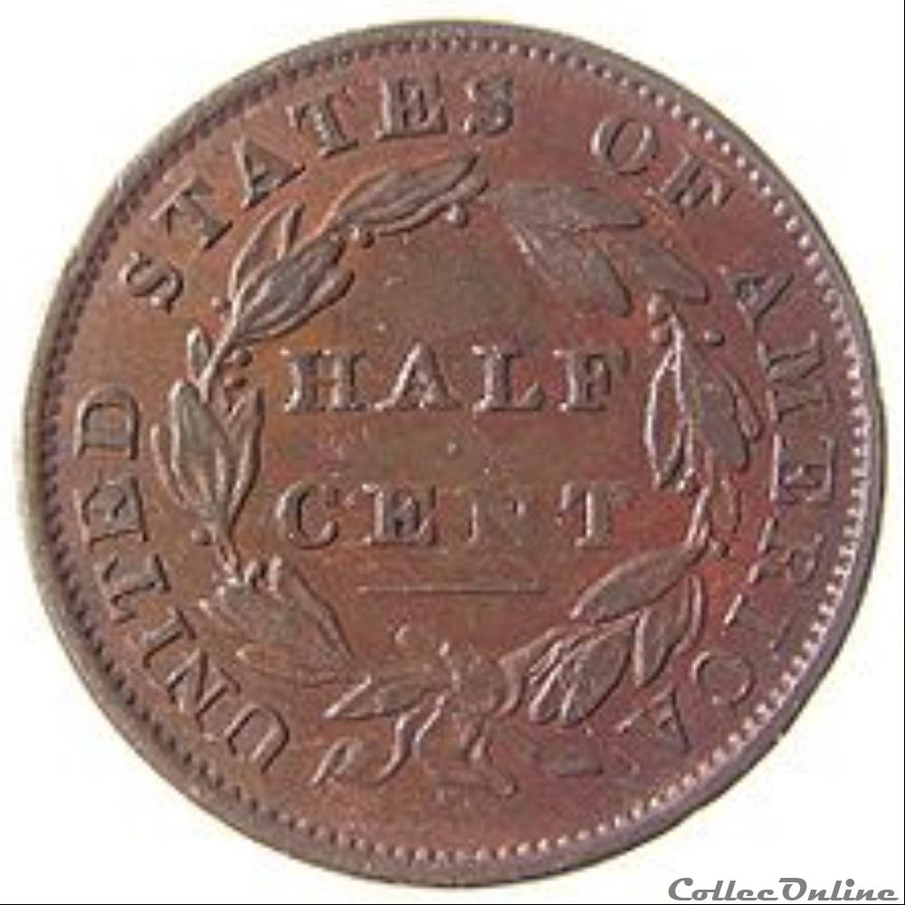 Half Cents - Classic Head (1809-1836) USA Classic Head Half Cents (1809-1836) 