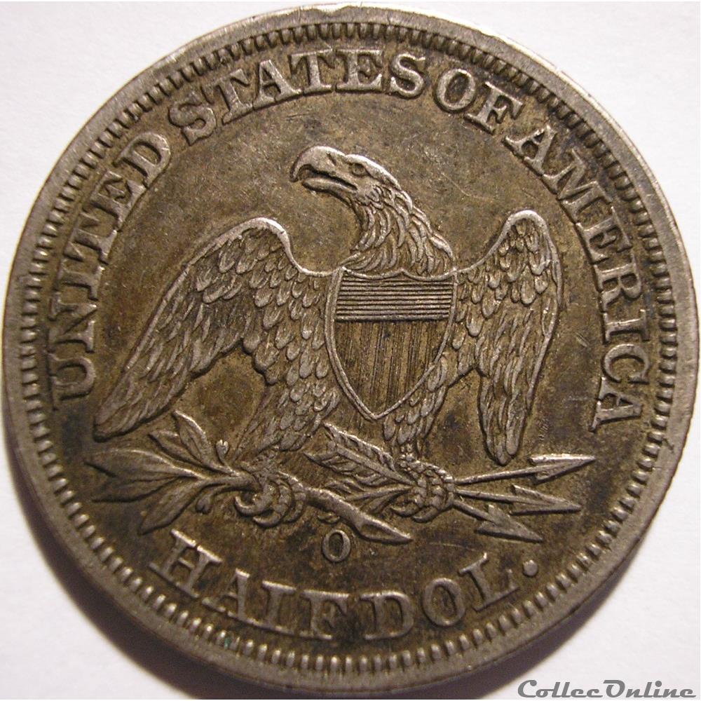 Half $ Seated Lib. (1839-1891) - 50 Cents USA Seated Liberty Half Dollars (1839-1891) 