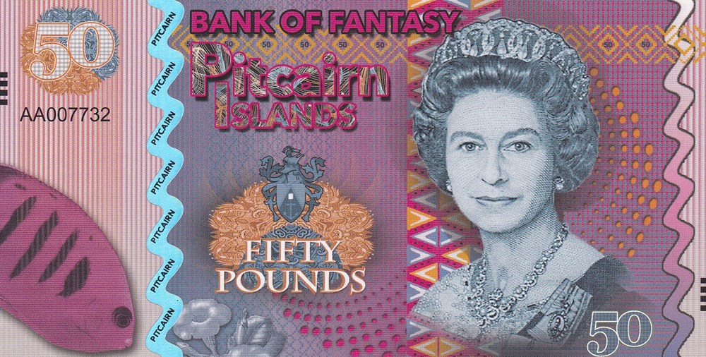  Billets Fantaisie &agrave; l'effigie de Elizabeth 2 