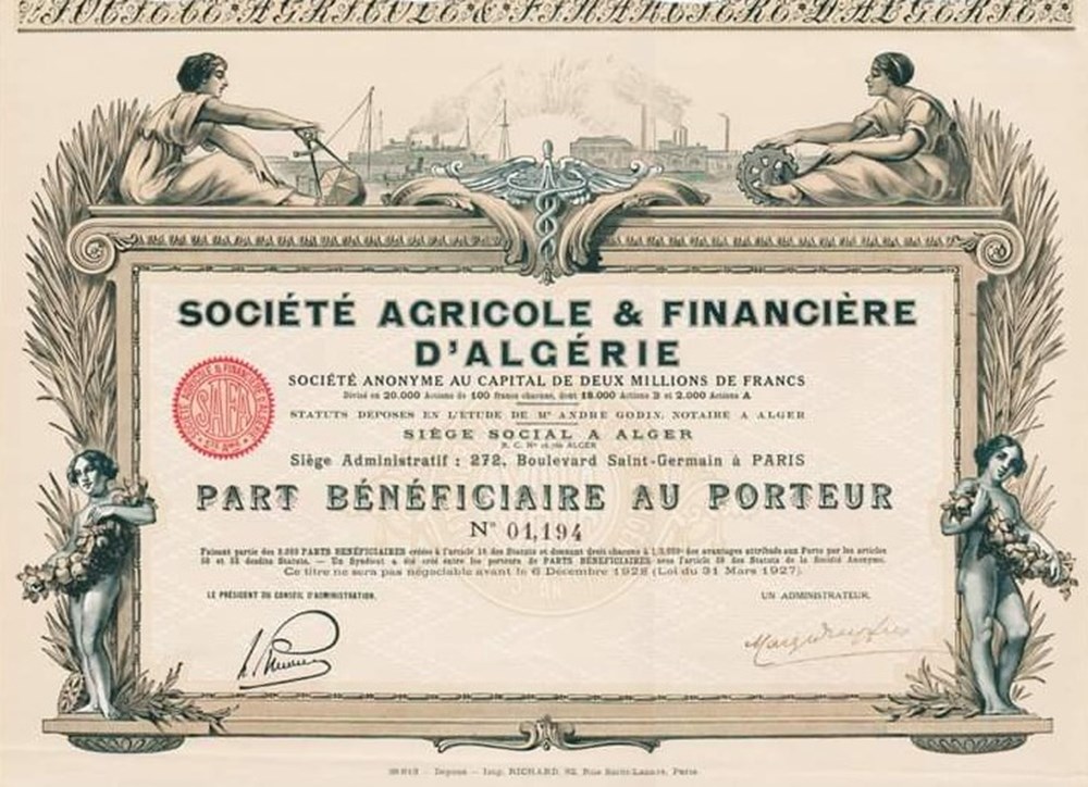 Actions et titres Algérie